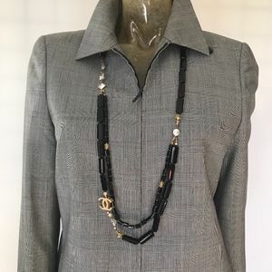 TALORA Suit Jacket Pant Glen Plaid Gray sz 4